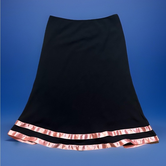 Sissy princess Charlotte Rose Large Black and pink skirt stretchy waist - Picture 5 of 7